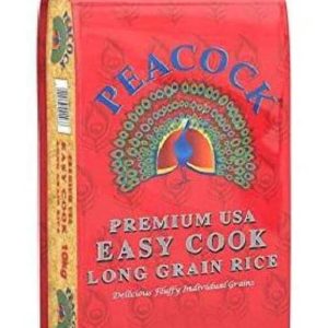 PEACOCK EASYCOOK RICE 20KG