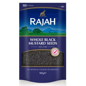 RAJAH BLACK MUSTARD SEEDS 100G