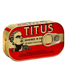 TITUS SARDINES HOT CASE 125g
