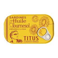 TITUS SARDINES SUNFLOWER 125g